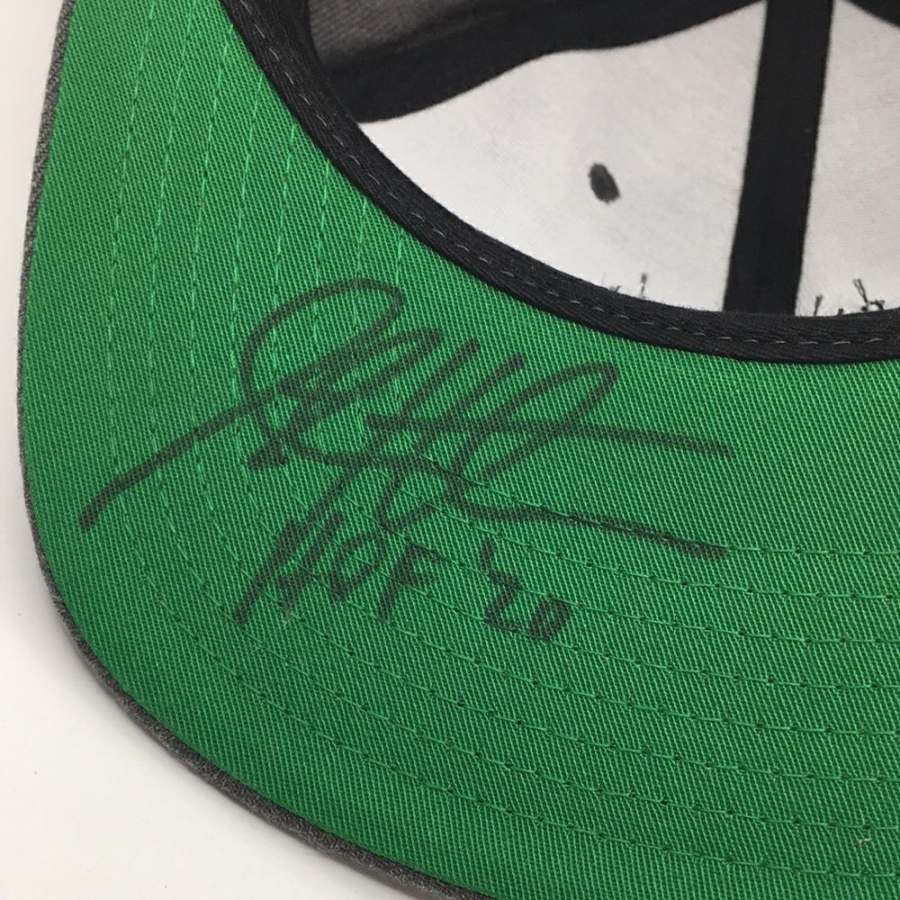 Steve Hutchinson signed hat baseball cap. Yupoong SnapBack Gray and black. - Picture 9 of 16